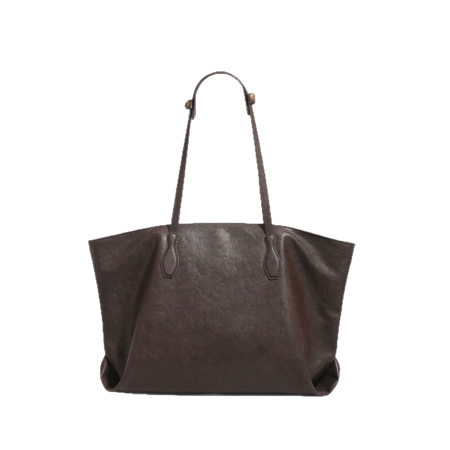 Women's Genuine Leather Niche Large Capacity Totes Advanced Texture Commuter Tote Bag