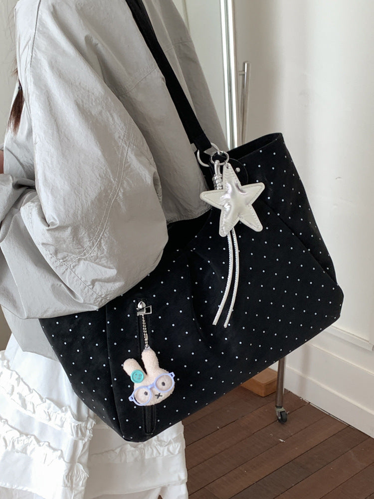 Women's Polka Dot Spring Leisure Fashion Best-selling Class Commuter Large Tote Bag