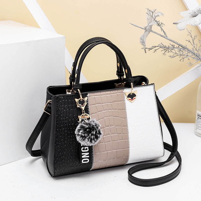 Attractive Women's Generous Korean Fashion Simple Women's Handbag
