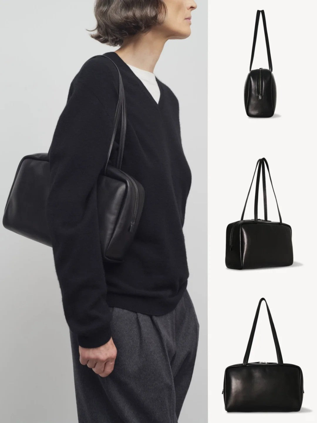 Trendy Versatile Bowling Commuter Portable Boston Underarm Bag