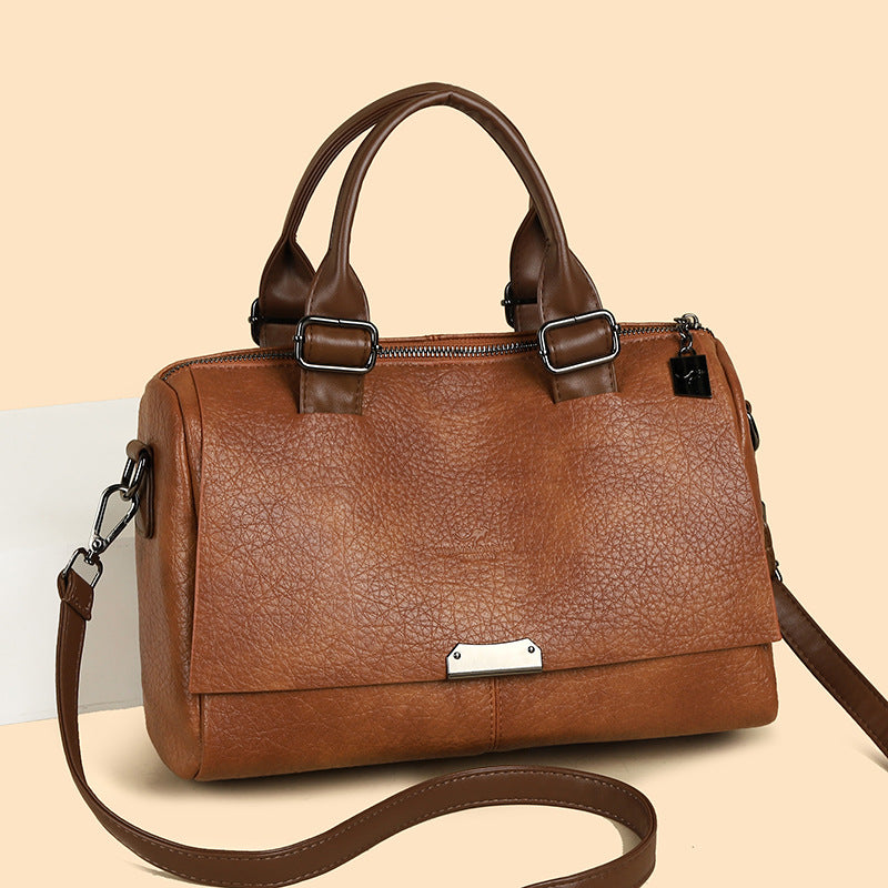 Women's Fashionable Fashion Versatile Simple Retro Women's Handbag