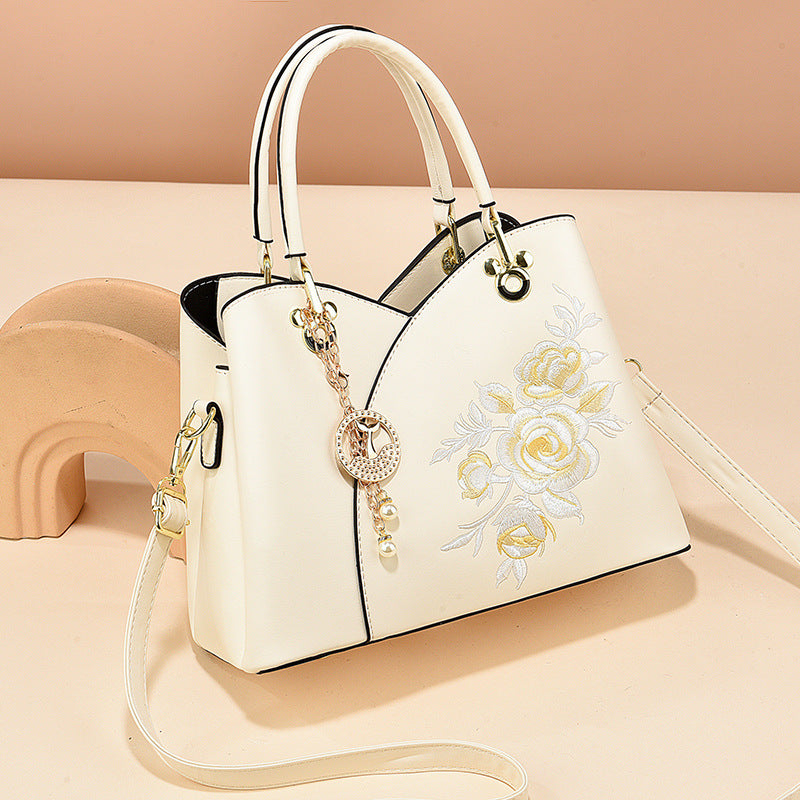 Women's Chinese Style Commuter Large Capacity Embroidered Women's Shoulder Bag
