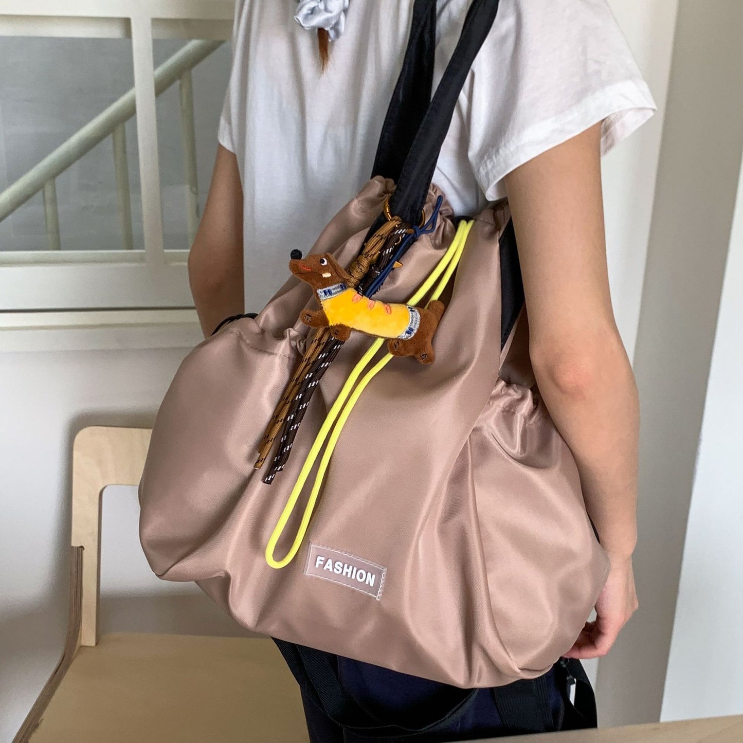 Large Capacity Leisure Niche Lightweight College Simple Commute Women's Backpack