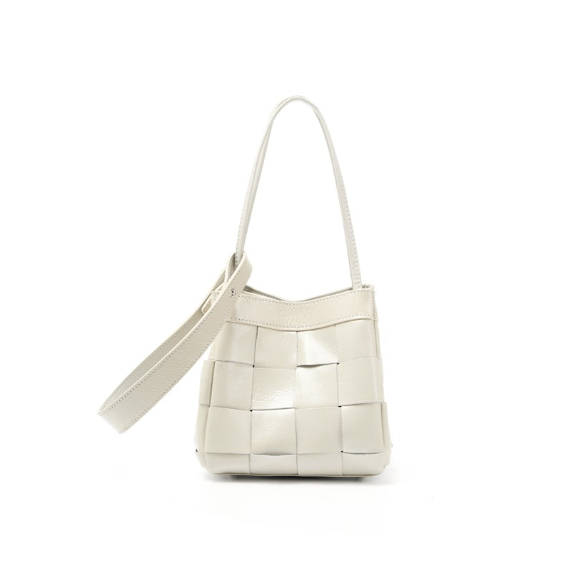 Women's Cowhide Hand-woven High-grade Genuine Leather Vegetable Women's Handbag