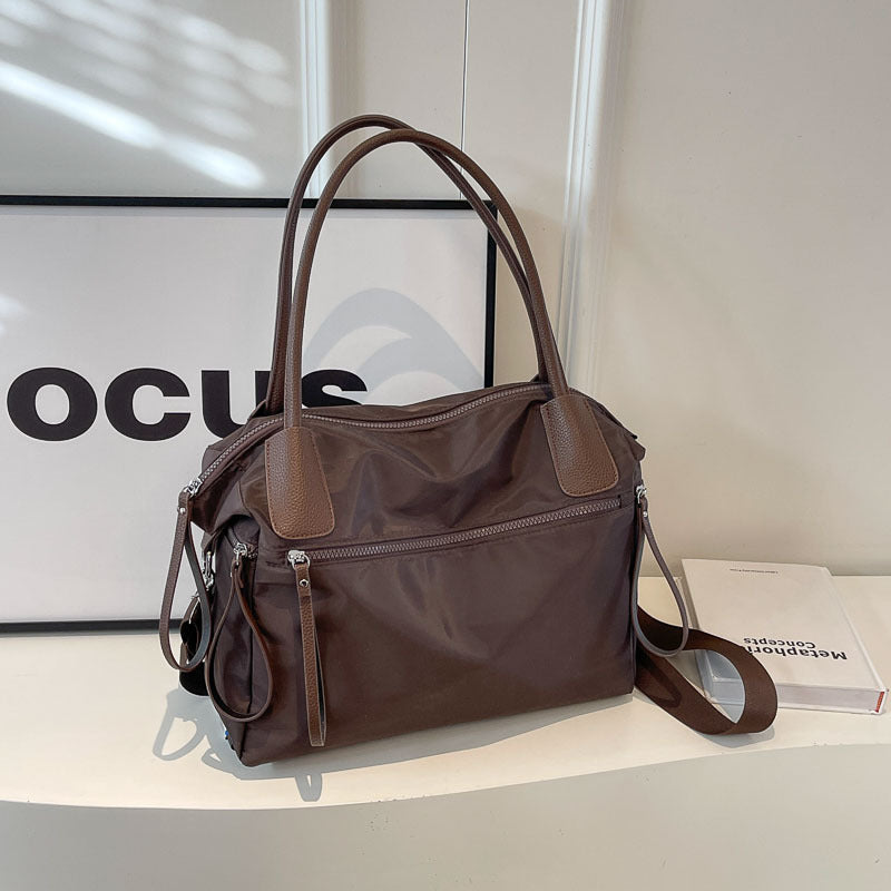 Women's Korean Style Nylon Cloth Large Capacity Fashion Underarm Women's Shoulder Bag