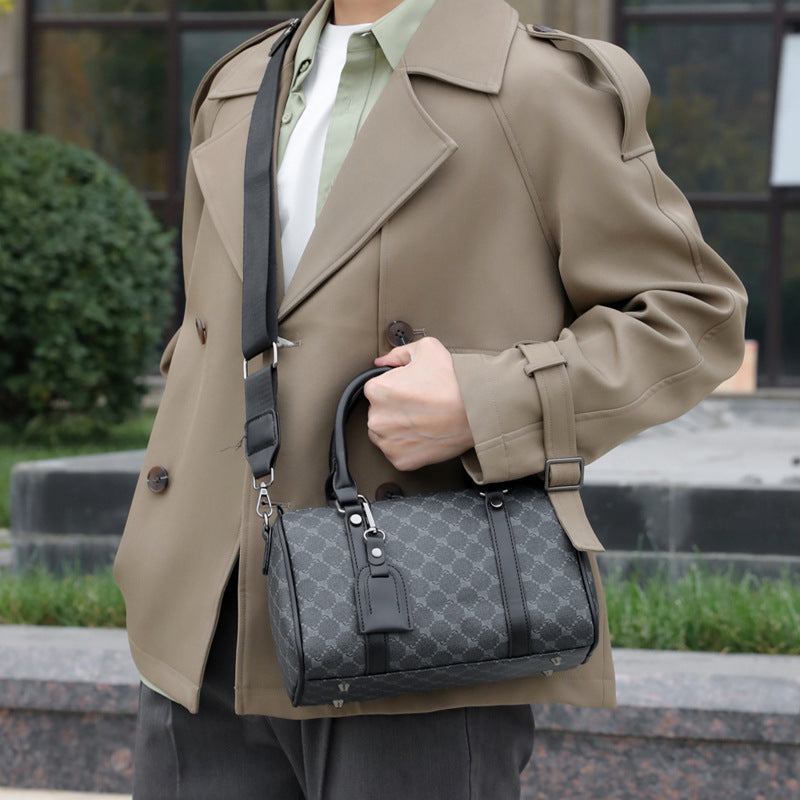 Men's Fashion Commuter Business Pillow Storage Handbags
