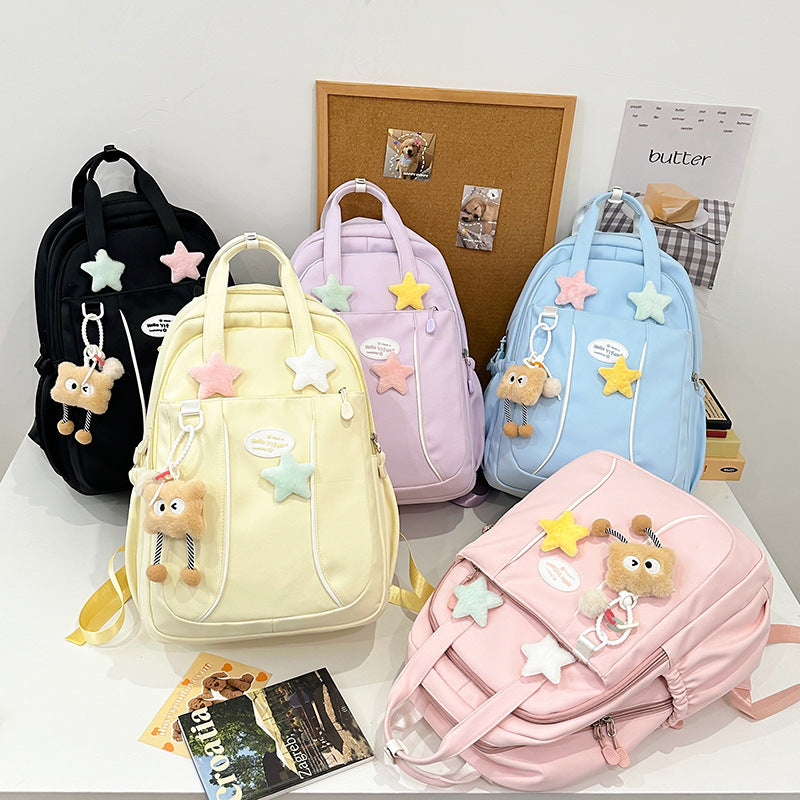 Female College Portable Cute Large Capacity Burden Leisure Backpack
