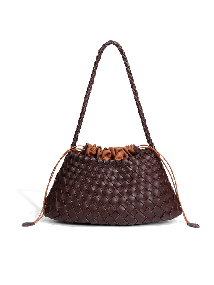 Women's Design Light Luxury Woven Portable Vegetable Bags
