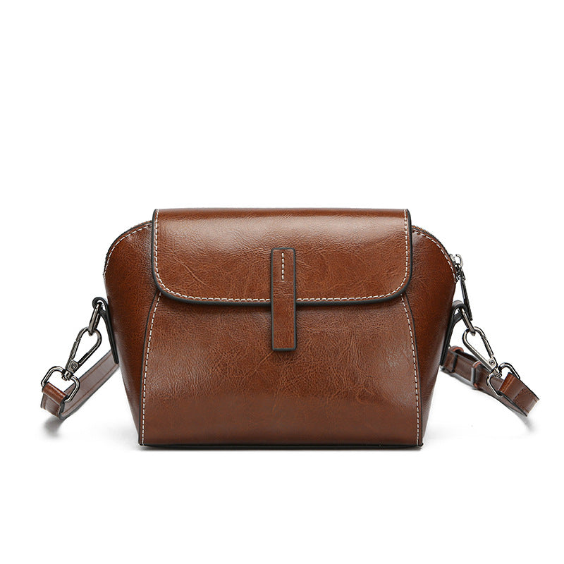 Women's Leather Large Capacity High-grade Shell Niche Shoulder Bags