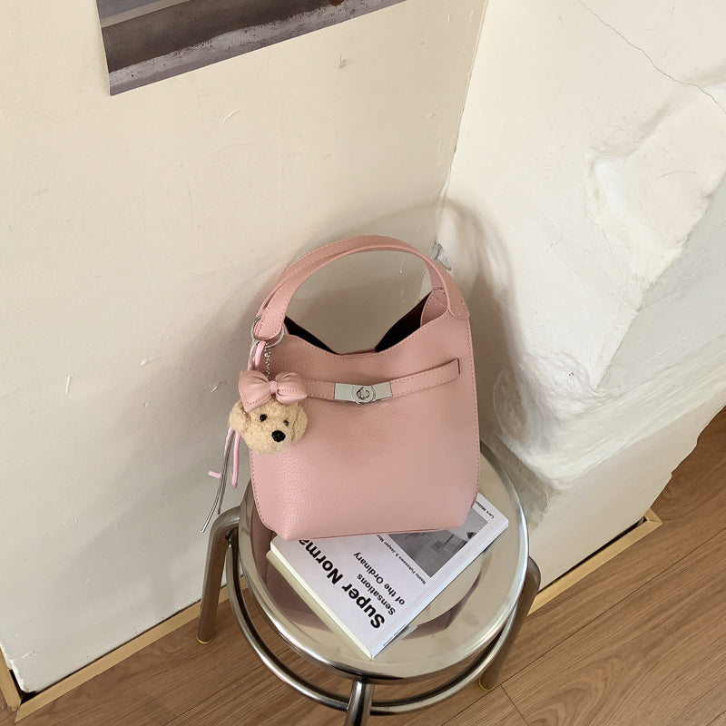 Women's Spring Vegetable Basket Commuter Good-looking Female Bucket Bag