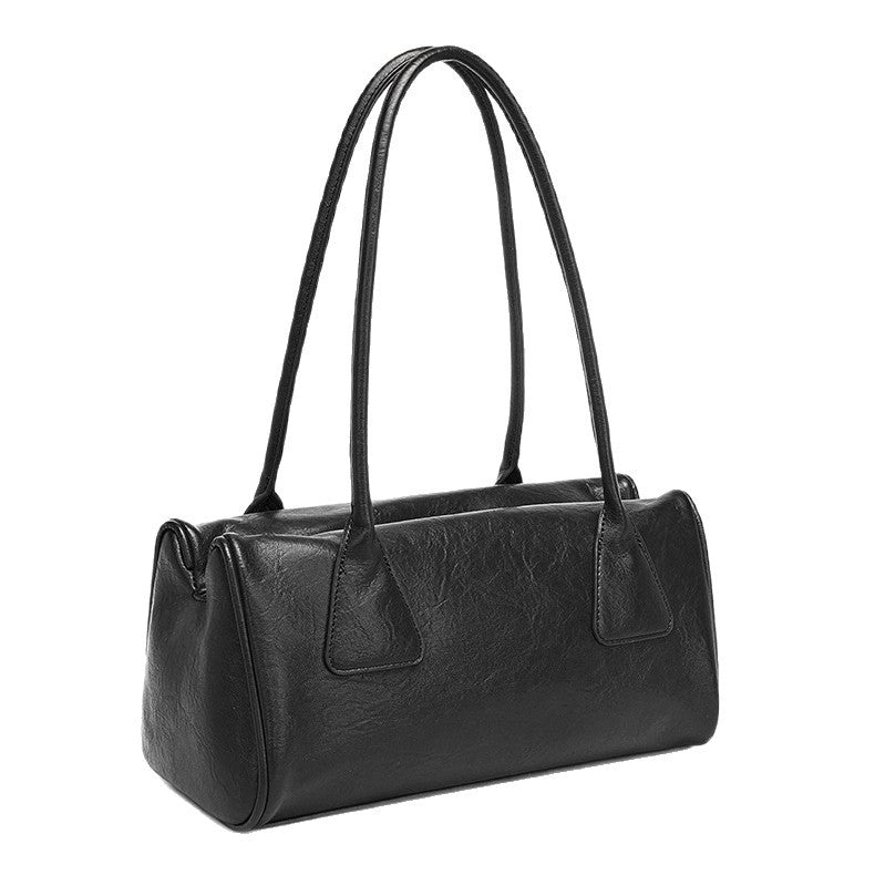 Women's Pillow Korean Retro Baguette Commute Portable Underarm Bag