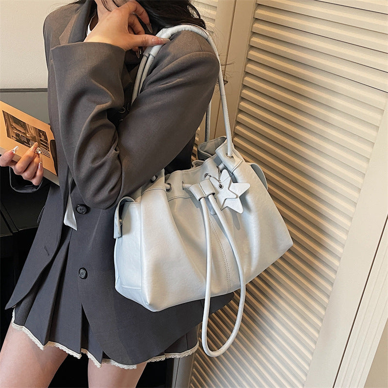 Women's Fashion Retro Frosted Commuter Large Capacity Bags
