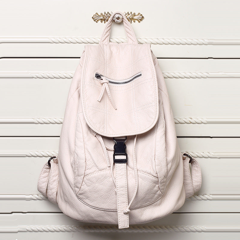 Women's Fashion Korean Style Washed Sheep Pattern Women's Backpack