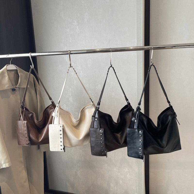 Women's Simple Retro Style Fashionable Personality Fashion Tote Bag