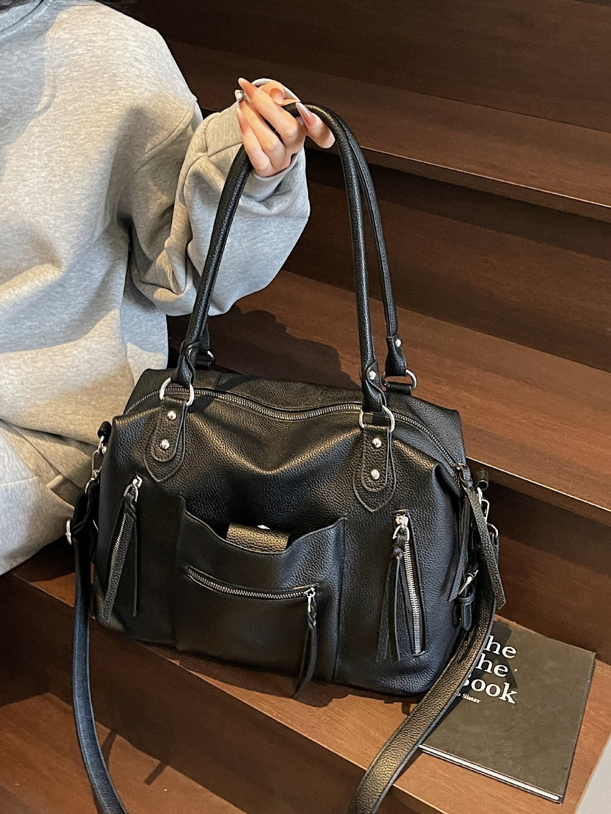Women's Trendy Large Capacity High-grade Versatile Fashion Tote Bags