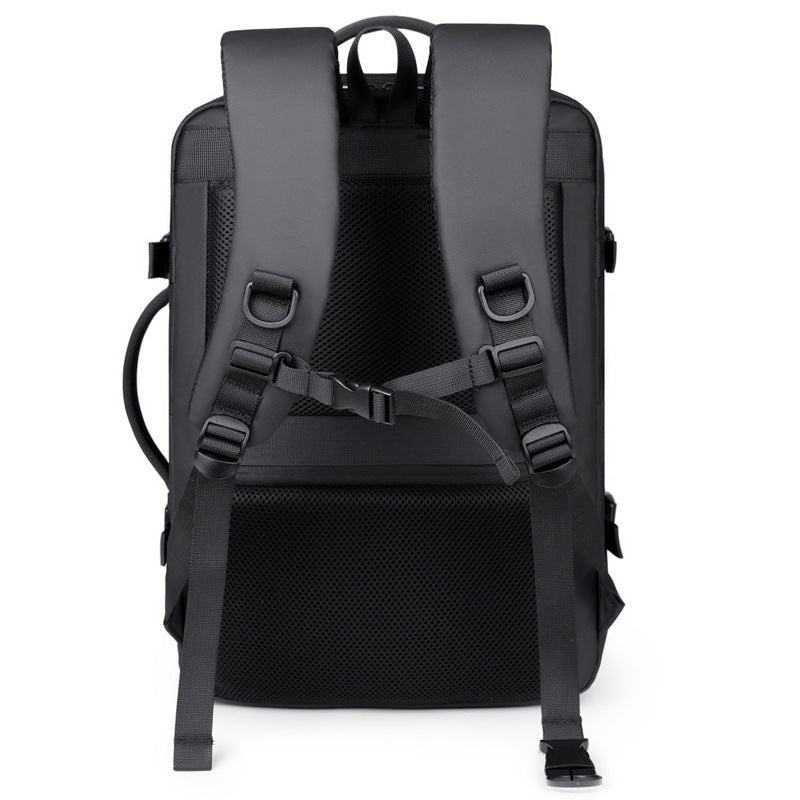 Men's Business Large Capacity Scalable Waterproof Trip Leisure Backpack