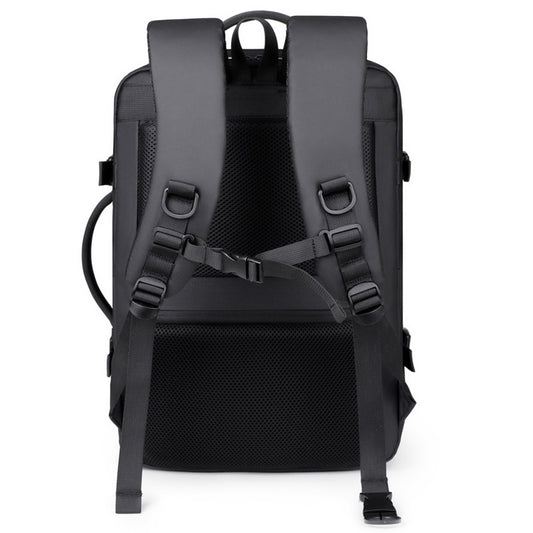 Men's Business Large Capacity Scalable Waterproof Trip Leisure Backpack