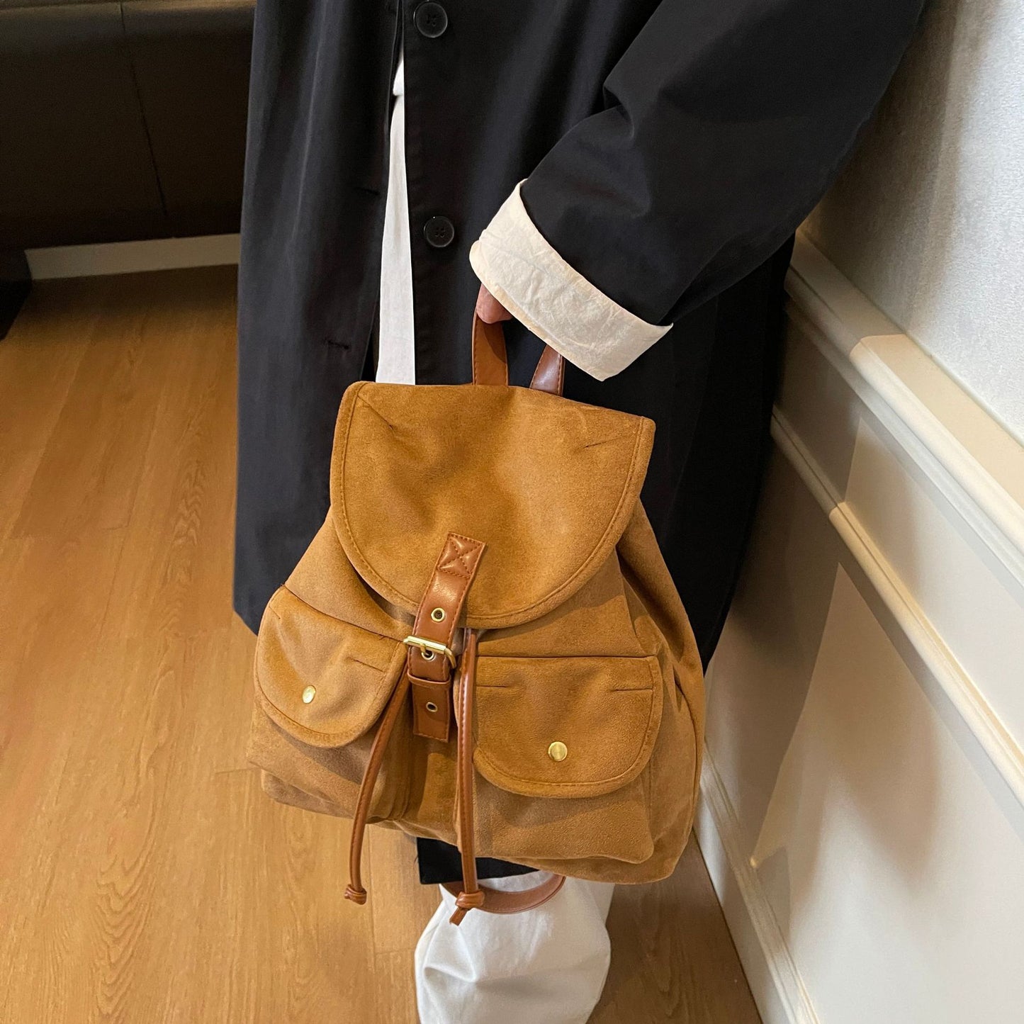 Women's Retro Fashion Trendy Leisure Commute Backpacks