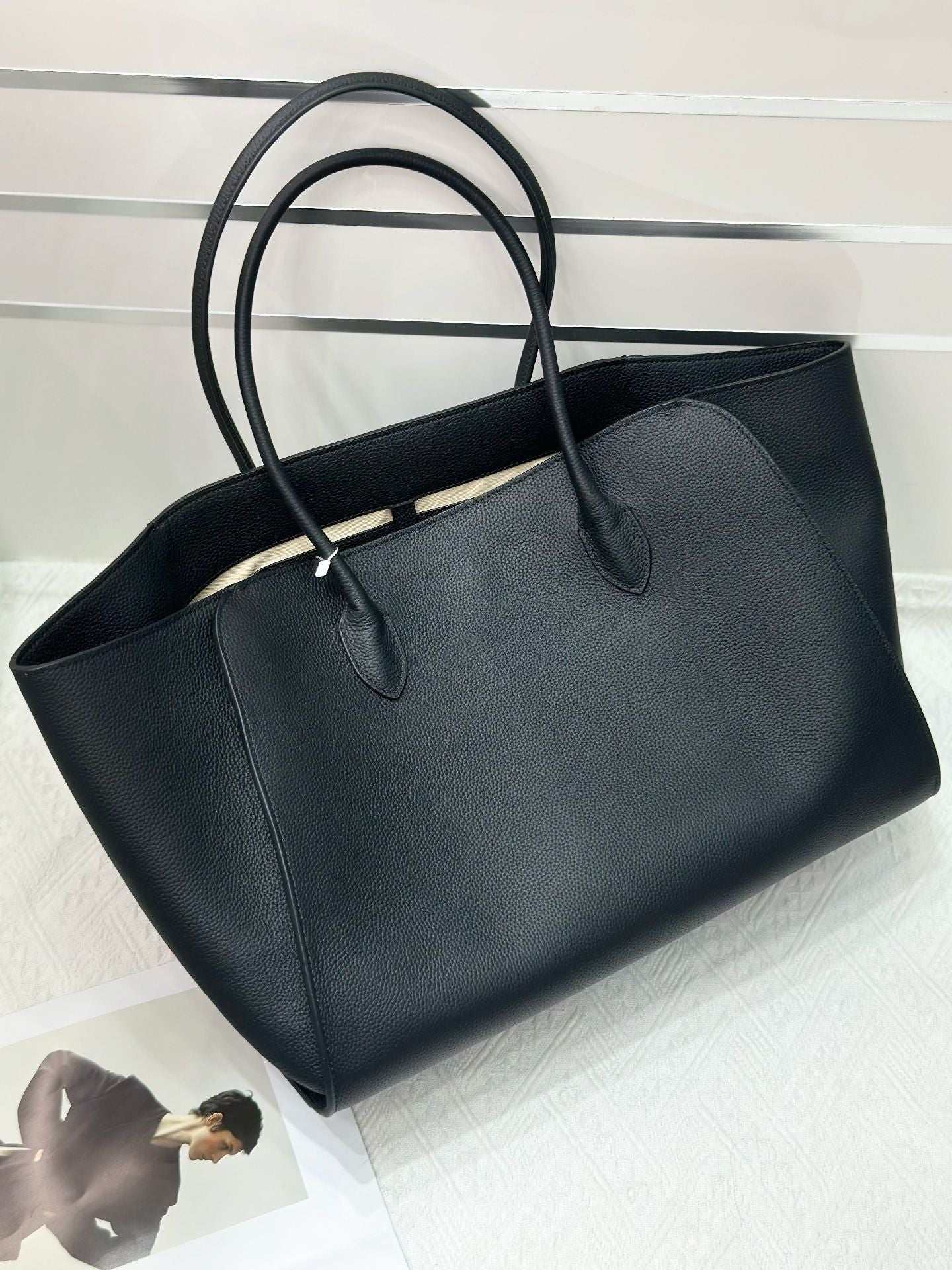 Women's Kendall Niche Shopping Big Cowhide Leather Bags