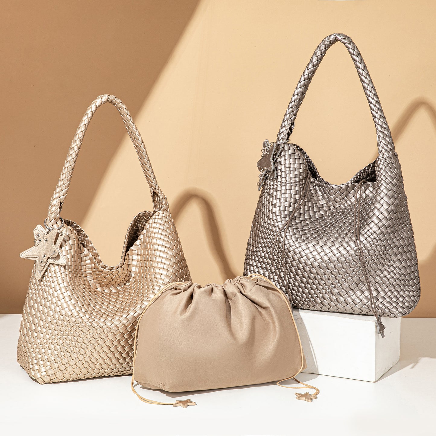 High-grade Hand-woven Large Material Capacity Son Bags