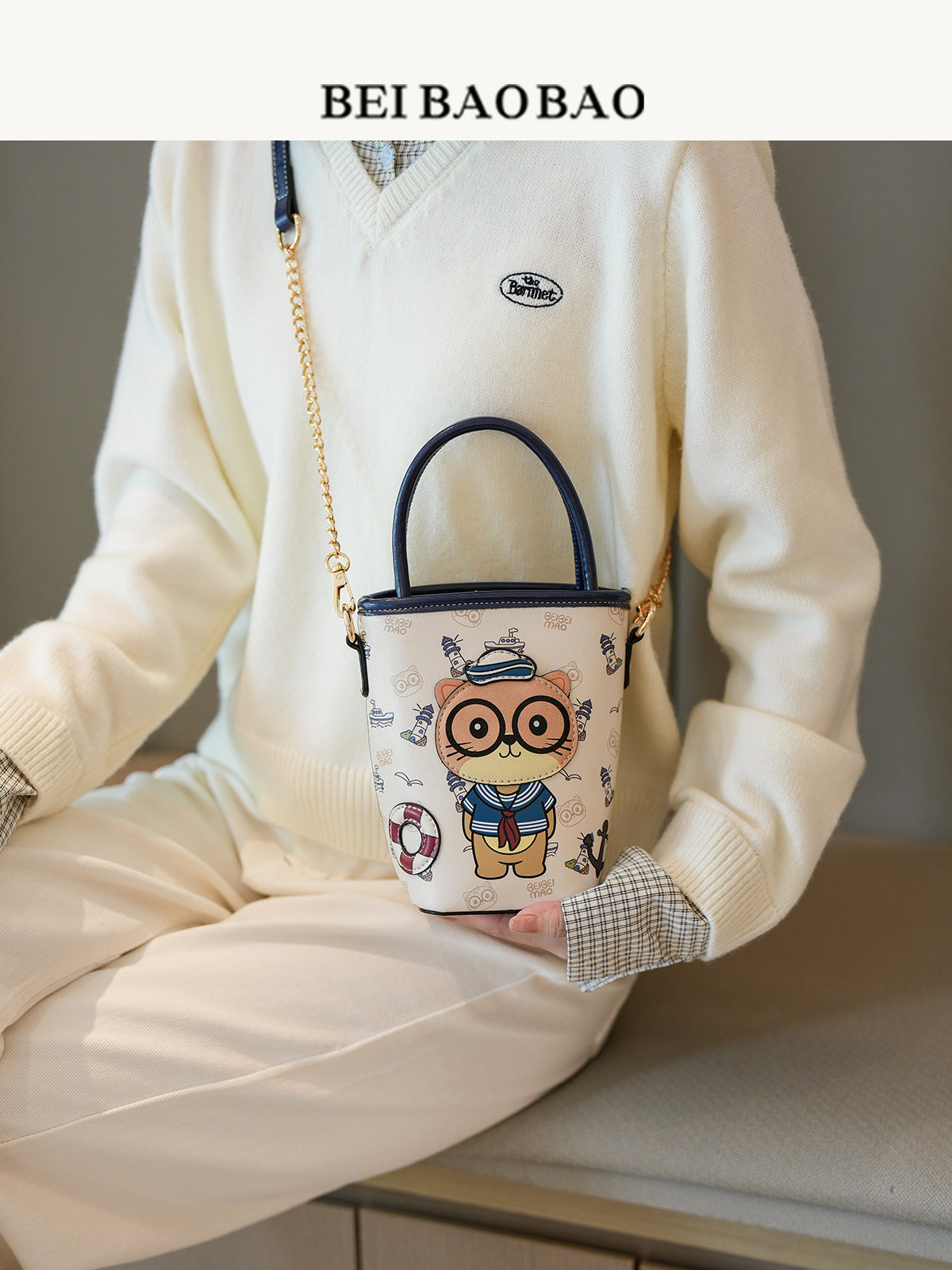 Women's Source Cartoon Light Luxury Design Fashion Women's Messenger Bag