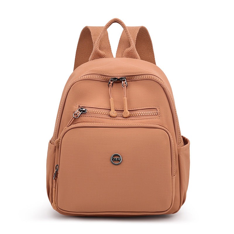 Female Fashion Multipurpose Lightweight Solid Color Backpacks