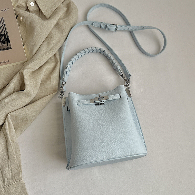 Women's Fashion Fresh Western Style Good-looking Portable Bucket Bags