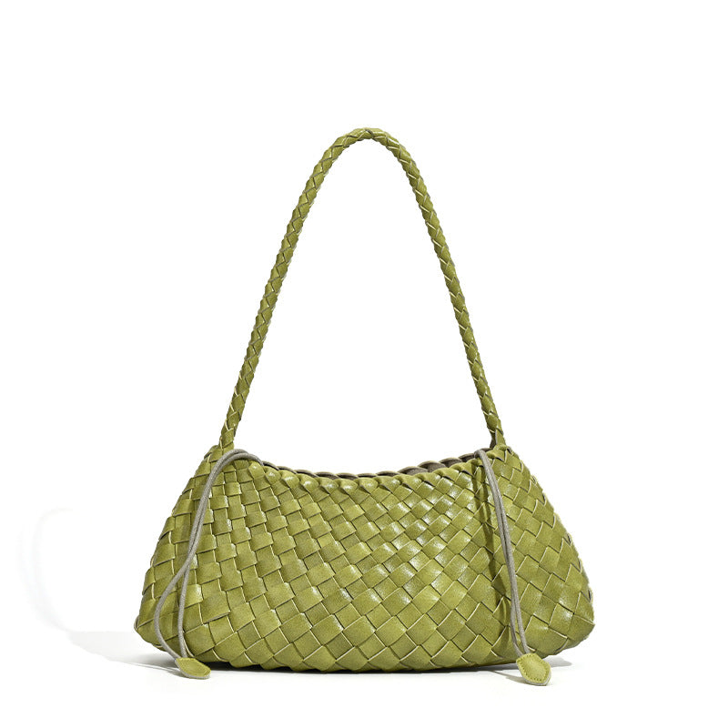 Women's Versatile Retro Vacation Style Portable One Underarm Bag