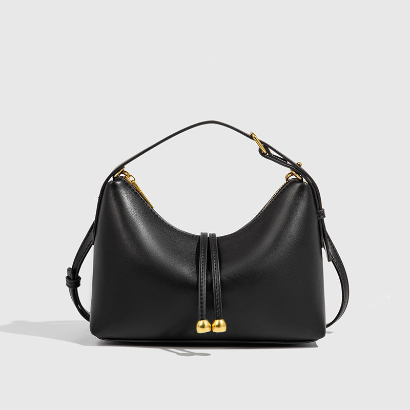 Women's Style High Sense Moon Soft Leather Bags