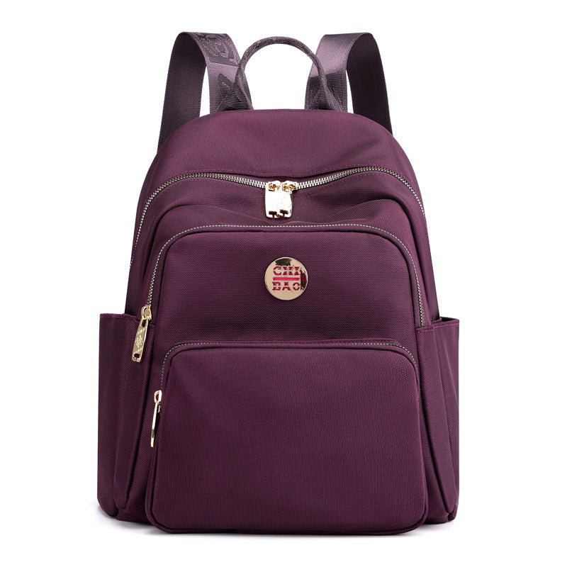 Women's Oxford Cloth Versatile Large Capacity Nylon Backpacks