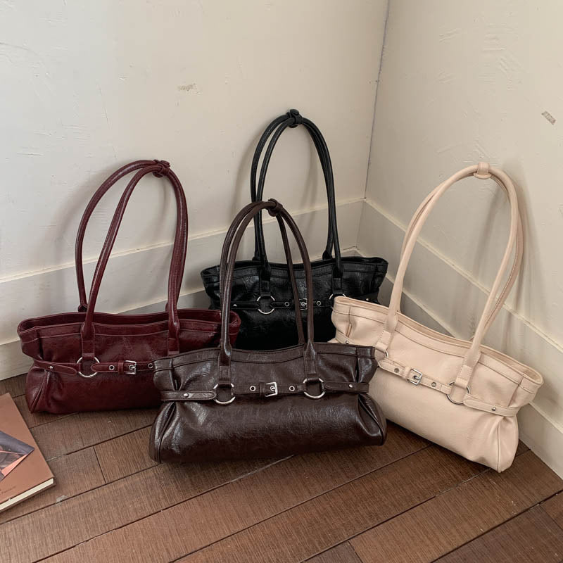 Women's Simple Fashion Personality High-grade Underarm Tote Bags