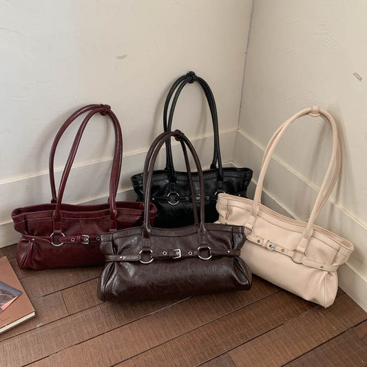 Women's Simple Fashion Personality High-grade Underarm Tote Bags