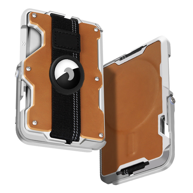 Men's Swiping Credit Business Metal Magnetic Card Pack Card Sleeve