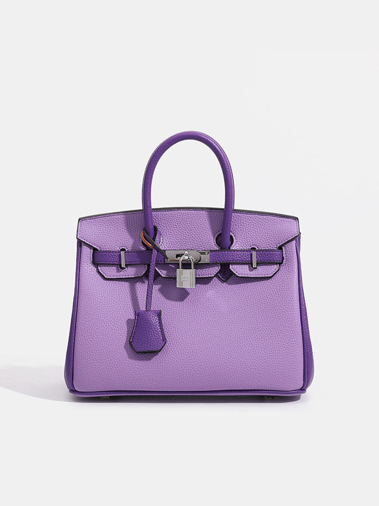 Lychee Pattern Color Matching Single Large Capacity Bags