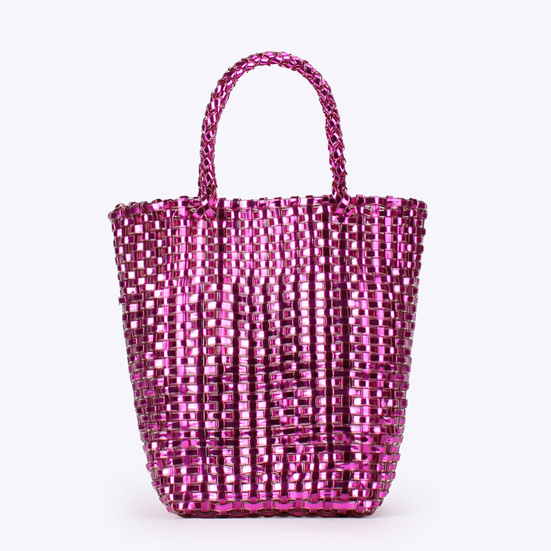 Simple Plastic Woven Daily Leisure Seaside Vacation Bags