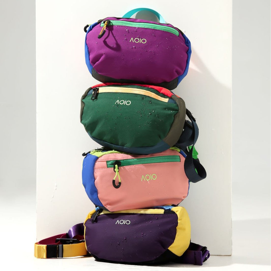 Mechanical Style Couple Portable With Water Shoulder Bags