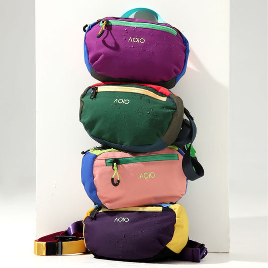 Mechanical Style Couple Portable With Water Shoulder Bags