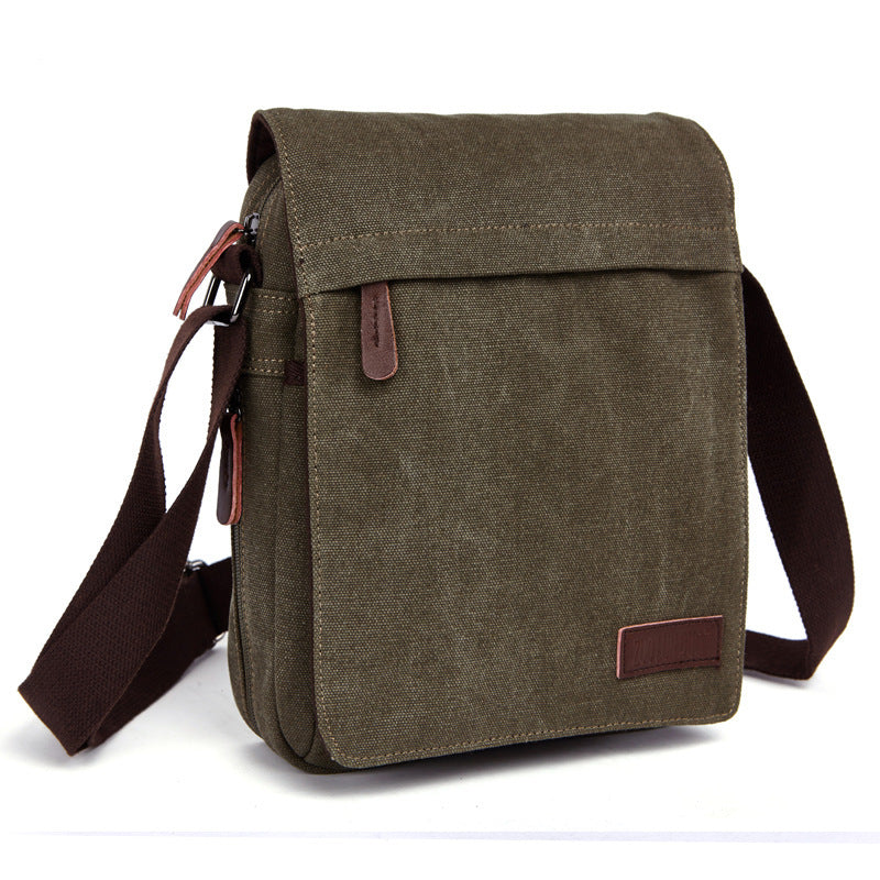 Classy Trendy Men's Single Canvas Computer Men's Messenger Bag