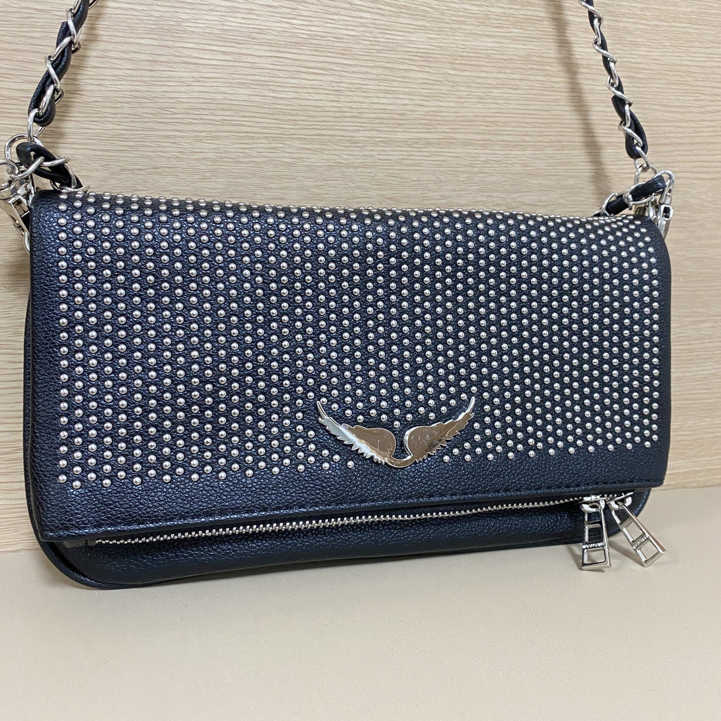 Women's Fashion Black Vintage Luxury Design Women's Messenger Bag