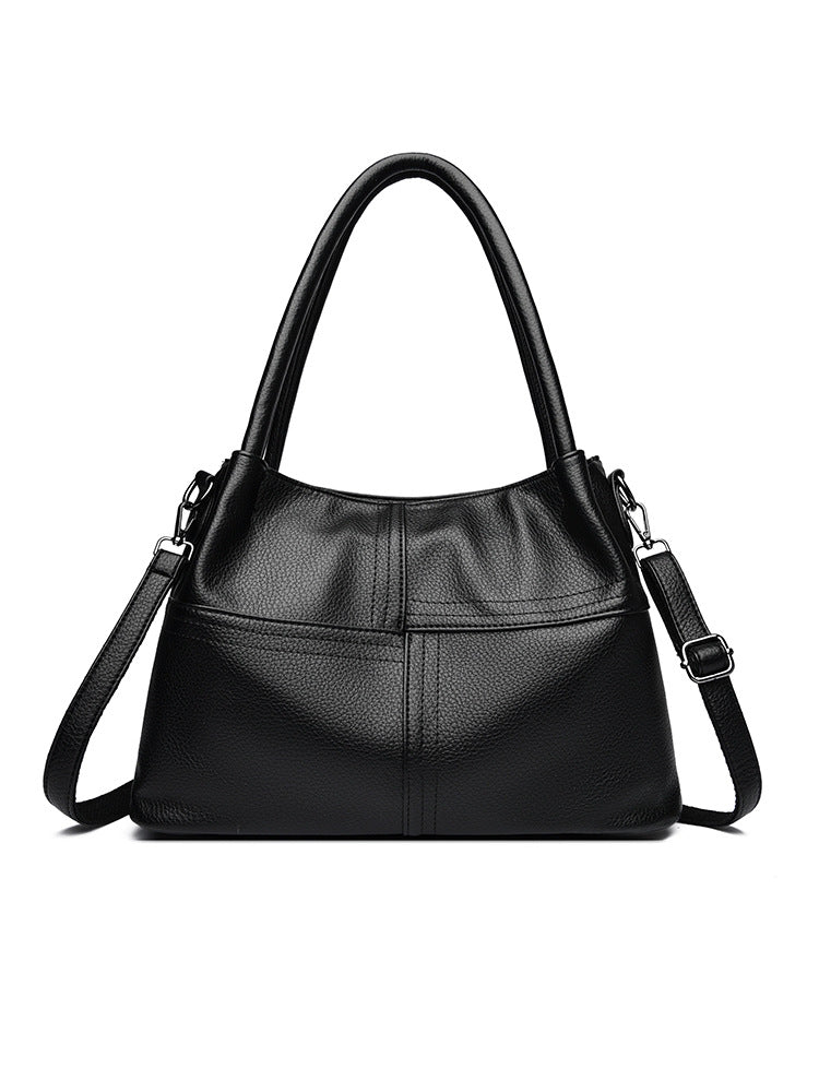 Stylish Women's Large Capacity Soft Leather Underarm Bag