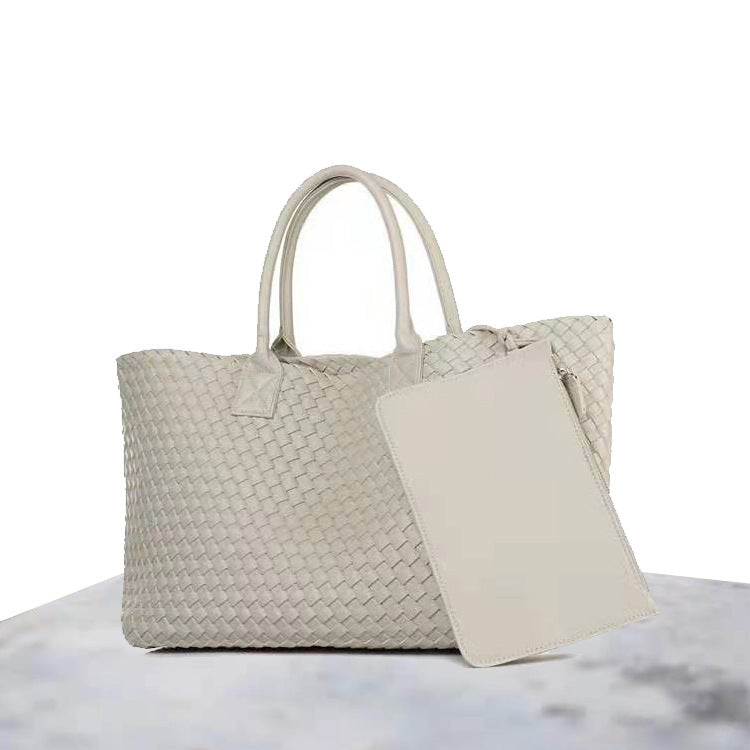 Imitation Sheepskin Beach Large Capacity On One Fashion Women's Handbag