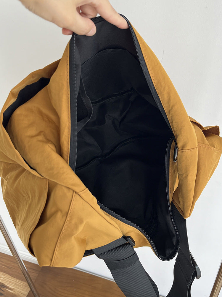 Women's Ge Early Autumn Big Simple Oxford Cloth Dumpling Large Capacity Shoulder Bags