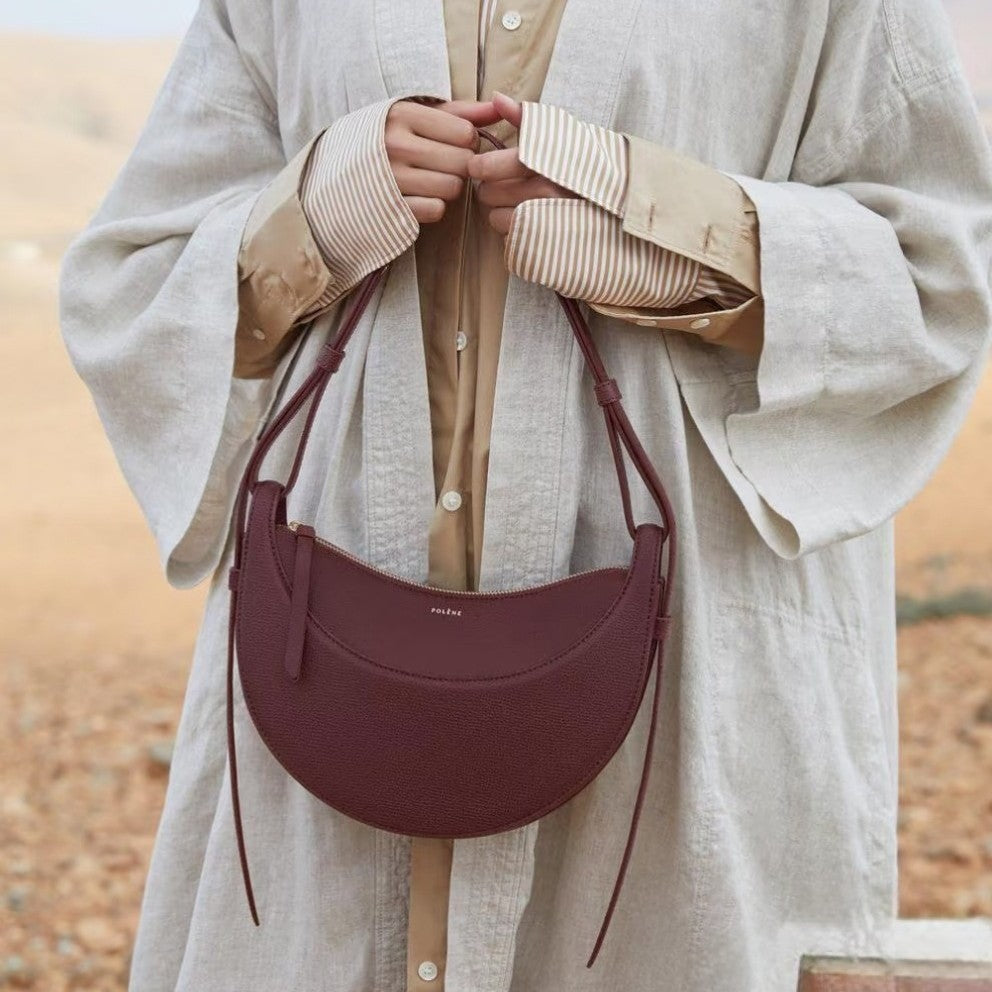 Selenodont Saddle Designer Model Fashion Leather Underarm Bag