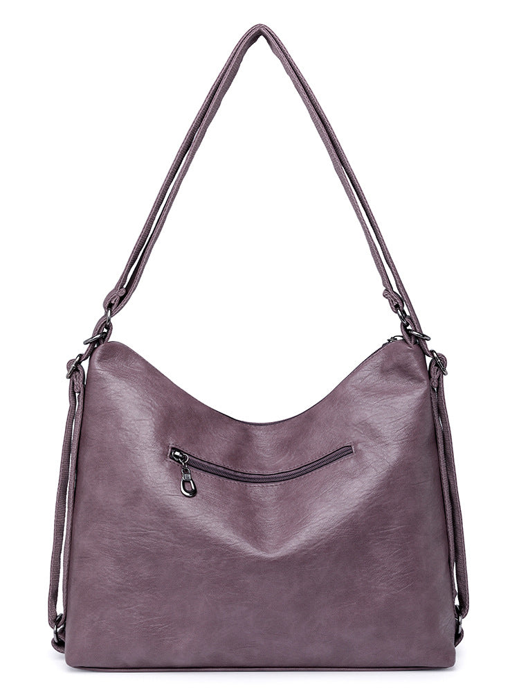 Women's Large Capacity Retro Soft Leather Fashion Shoulder Bags