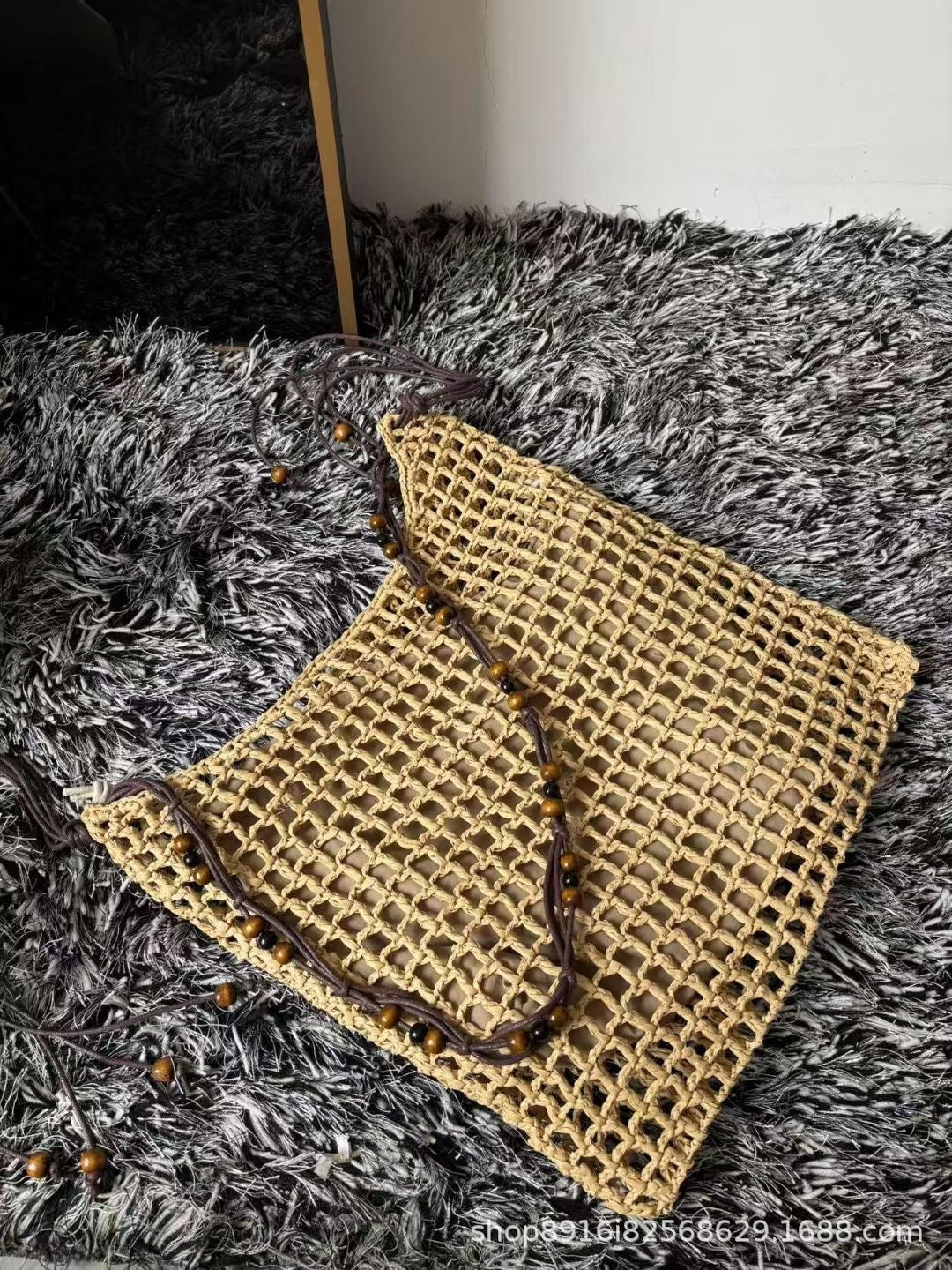 Women's Straw Woven Chinese Style Fashion Bags