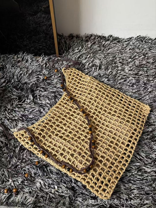 Women's Straw Woven Chinese Style Fashion Bags