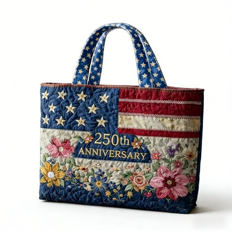 Unique Printed Personalized Flower Design Canvas Women's Handbag