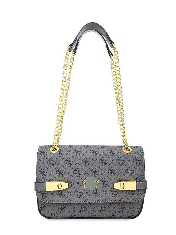 Women's Printed Chain Underarm Light Luxury Fashion Small Square Bags