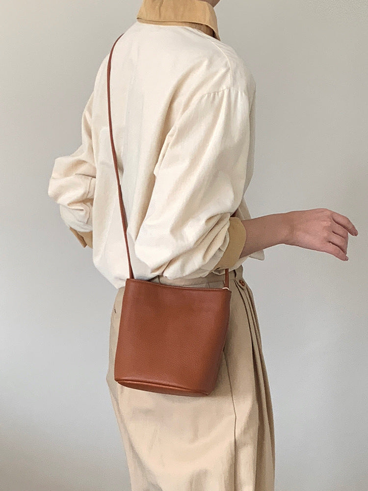 Women's Style First Layer Leather Genuine Soft Bags