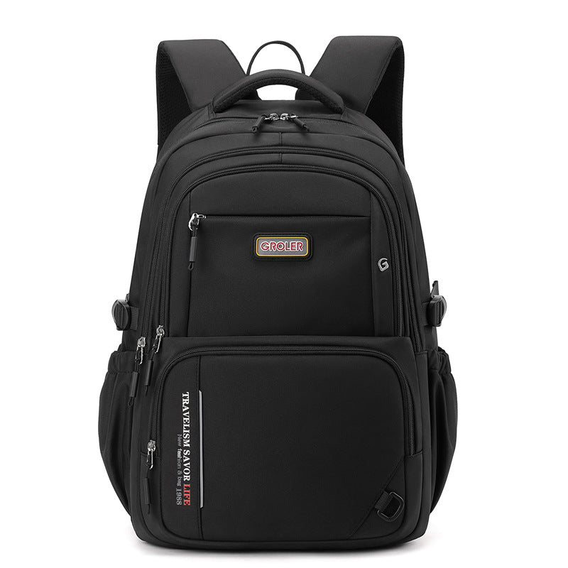 Men's Lightweight College Simple Junior Senior High Burden Reduction Large Bags
